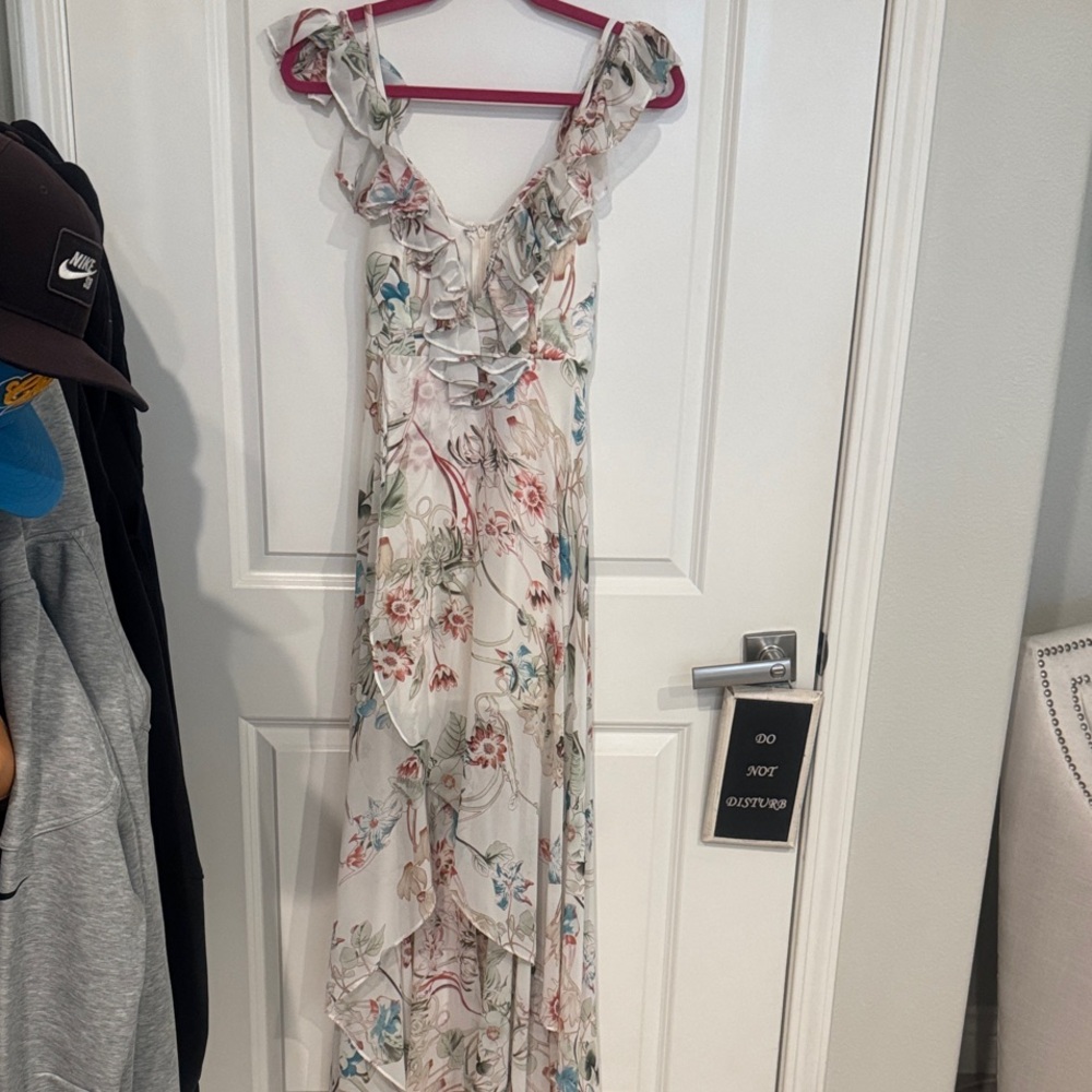 Floral Ruffle Maxi Dress